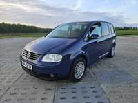 Ładny 7 osobowy Volkswagen Touran Benzyna 1.6