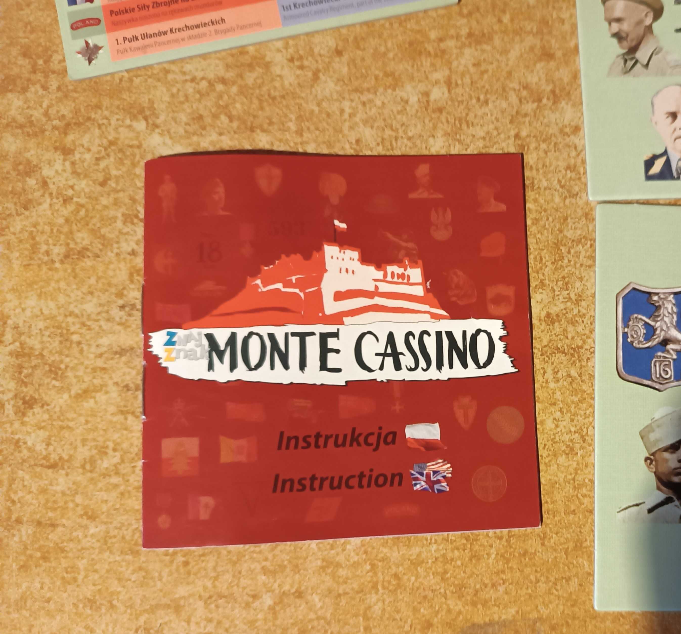 Monte Cassino gra planszowa IPN zestaw "F"