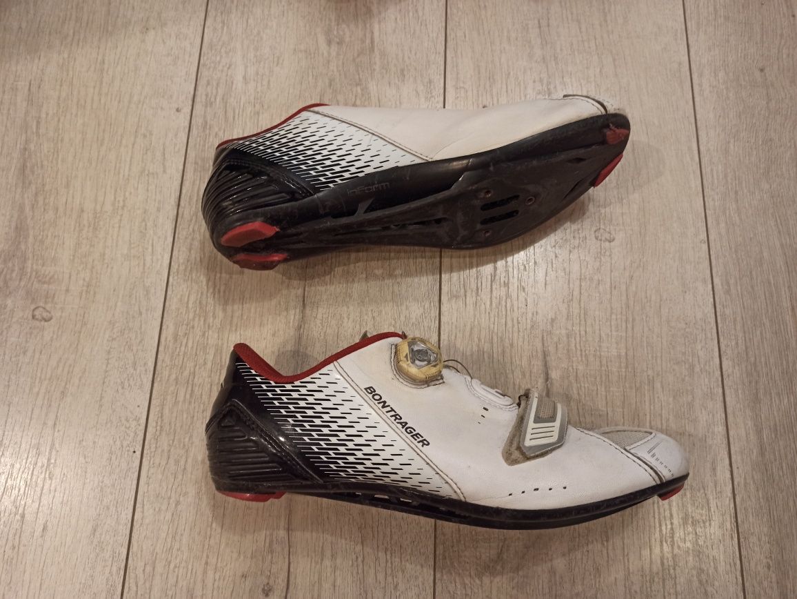 Buty rowerowe szosowe bontrager białe rozmiar 43 ok 27,5cm