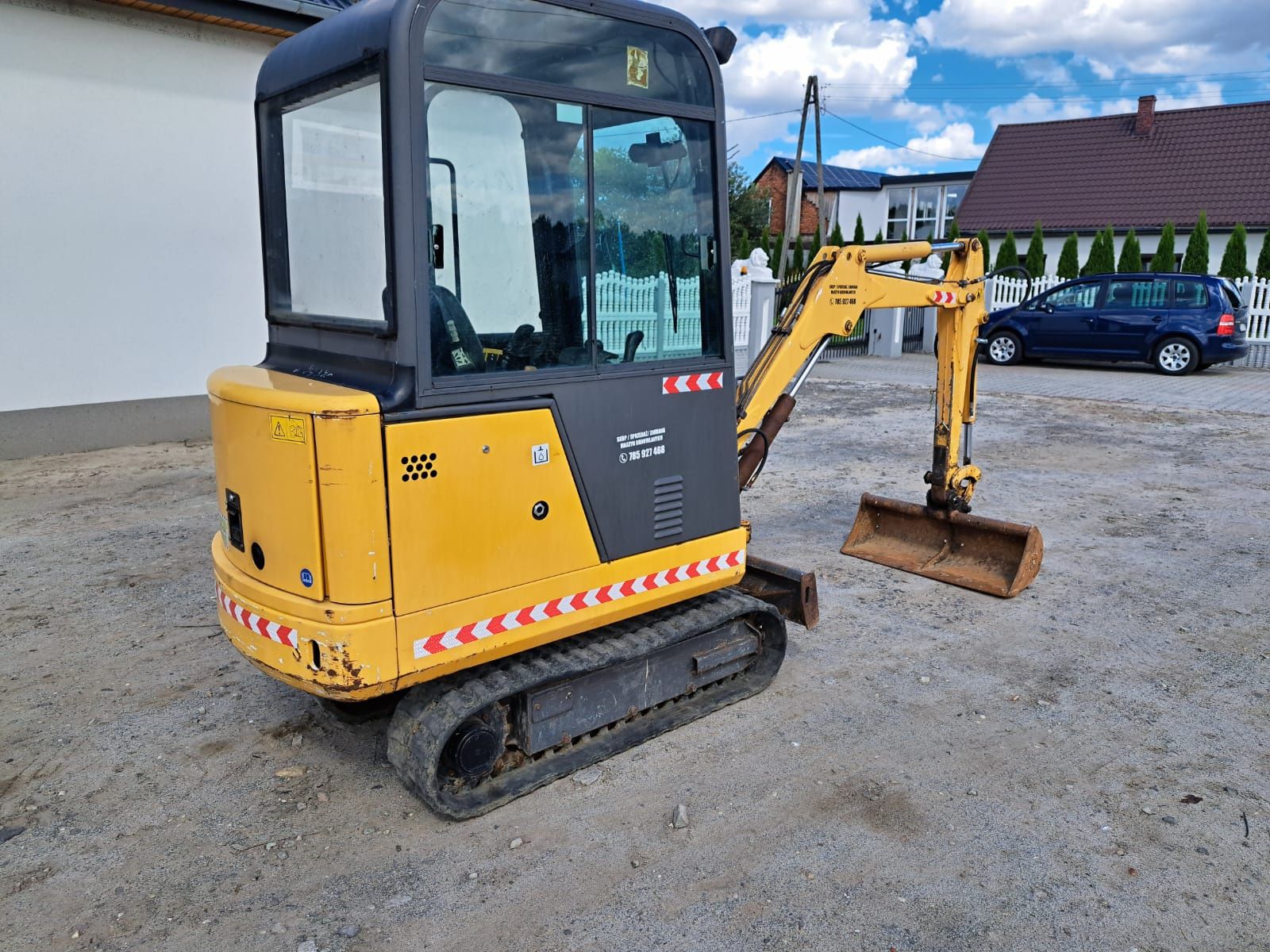 Bobcat 320 minikoparka zamienie