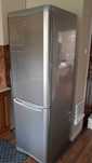 Lodówka Indesit srebrna duża 187 cm bardzo zadbana