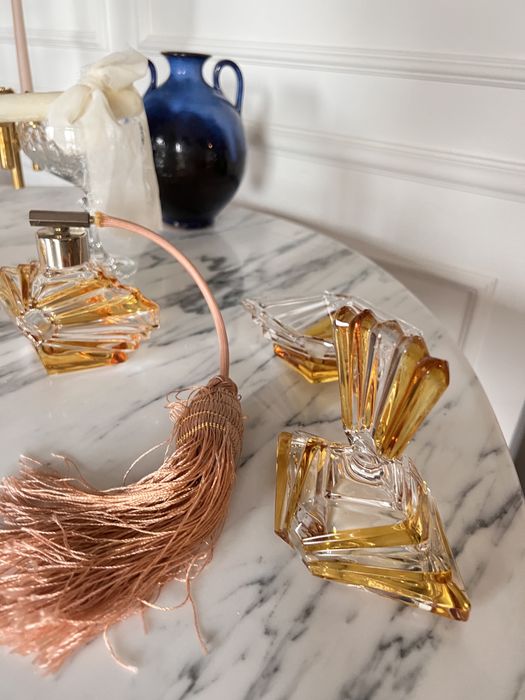 Zestaw Art Deco 1930 Echt Bleikristall kryształ ołowiowy kryształowy