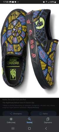 Wsuwane VANS Disney Slip-on Nigtmare Before Christmas Tim Burton r40,5