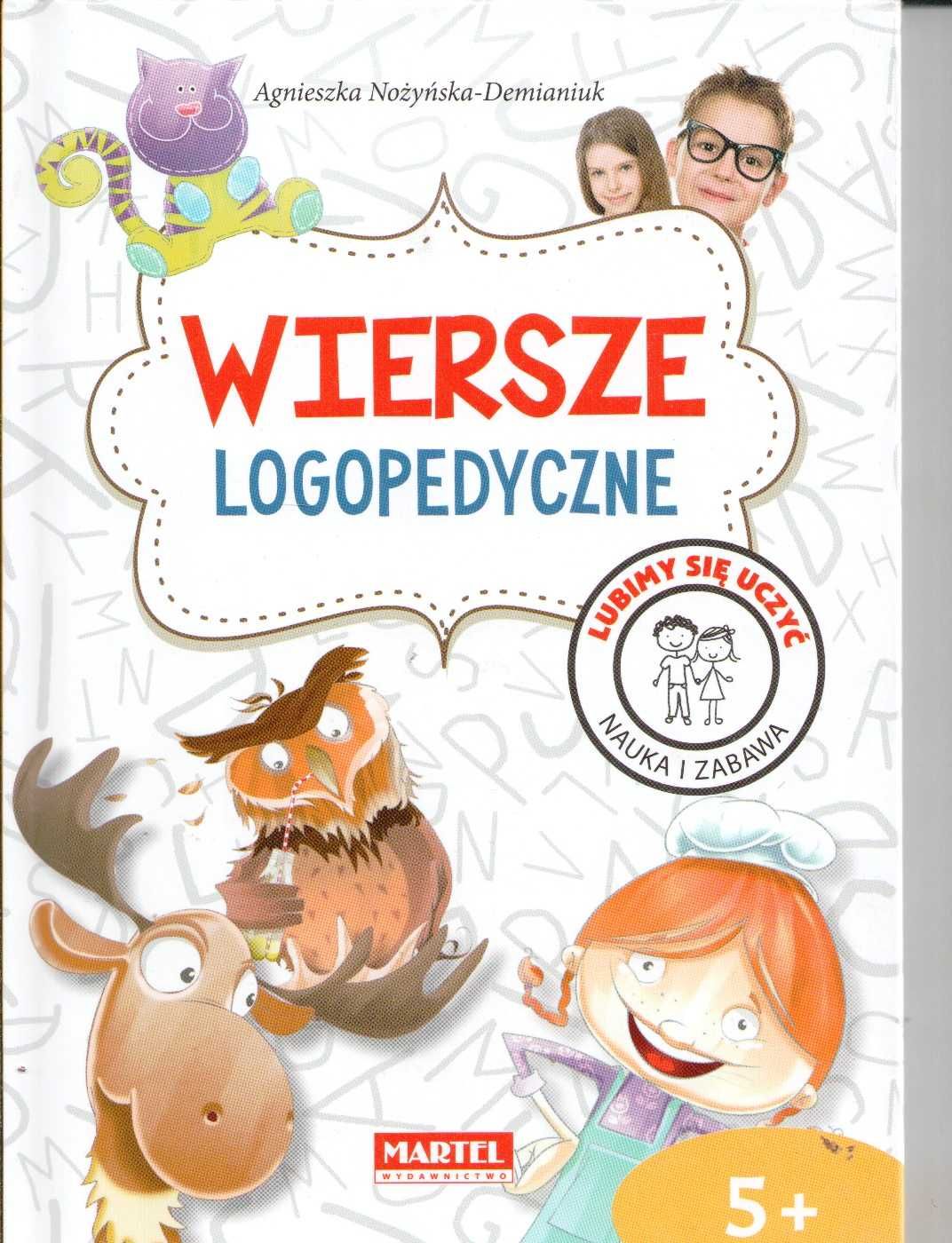 Wiersze logopedyczne Wydanictwo Martel 5+