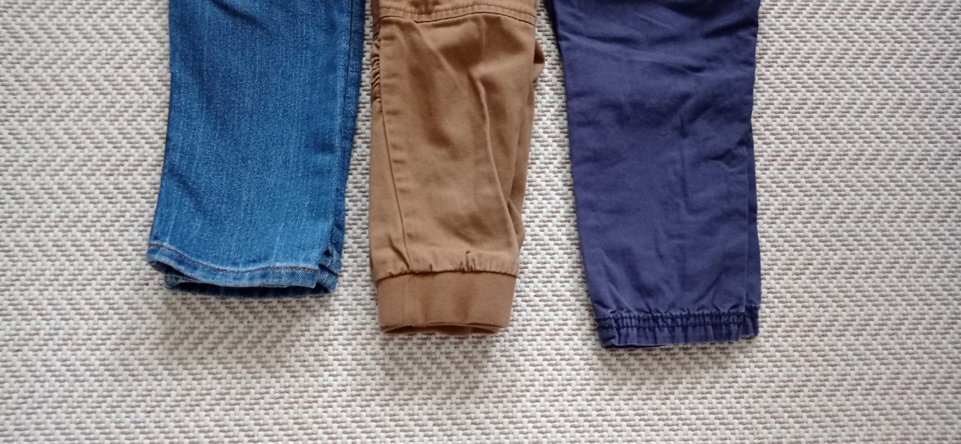 3 sztuki spodnie chłopięce r.92-98