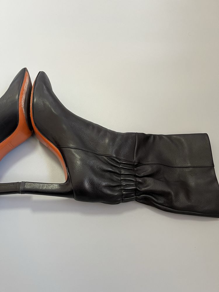 Сапоги Santoni Sant Leather Ysl Loro Piana 41(26cm)