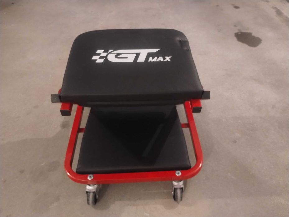 Leżanka warsztatowa 2w1 / taboret na kółkach - GT MAX