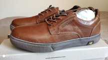 Camel Active brązowe skórzane buty rozm 44