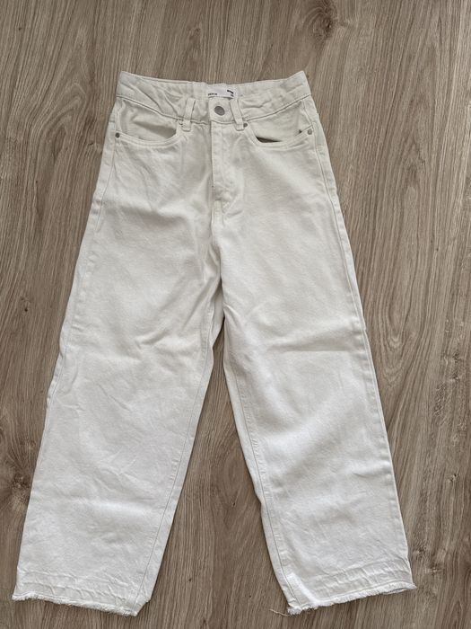 Білі джинси кюлоти sinsay 32 джинсы