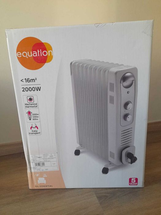 Aquecedor a óleo Equation Essential 2.000W em EXCELENTE estado