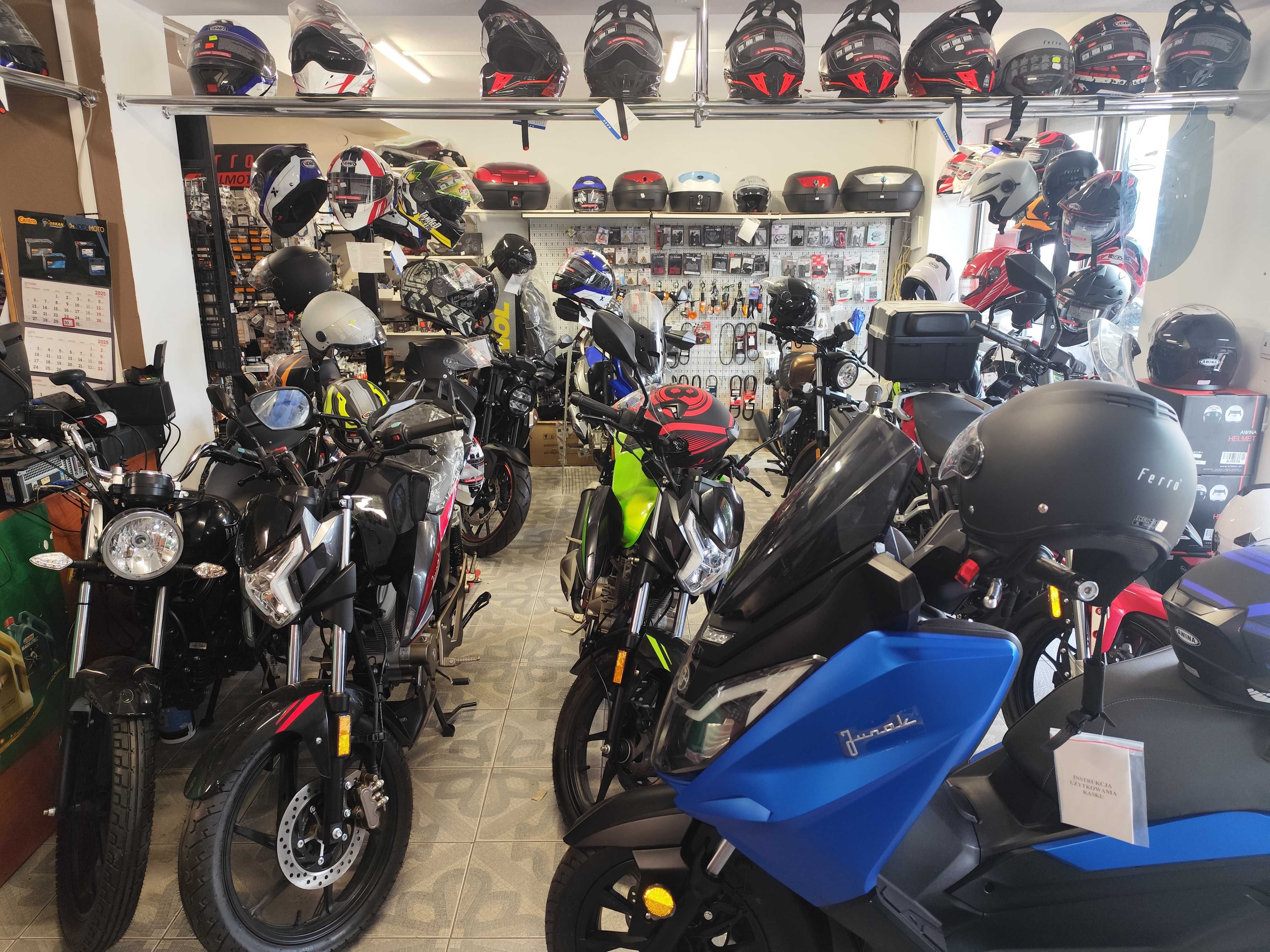 Motocykl Junak ADV 125   oraz inne Salon marki Junak Olkusz 2 szt