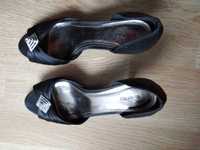 buty damskie eleganckie czarne r. 39