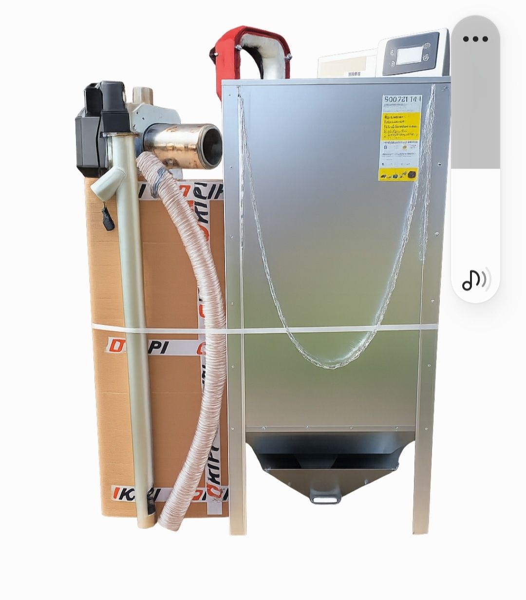 Gotowy komplet do przeróbki kotła pieca na pellet Kipi 26 kW ecomax
