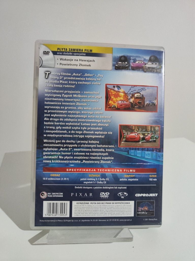 Auta 2 - płyta DVD