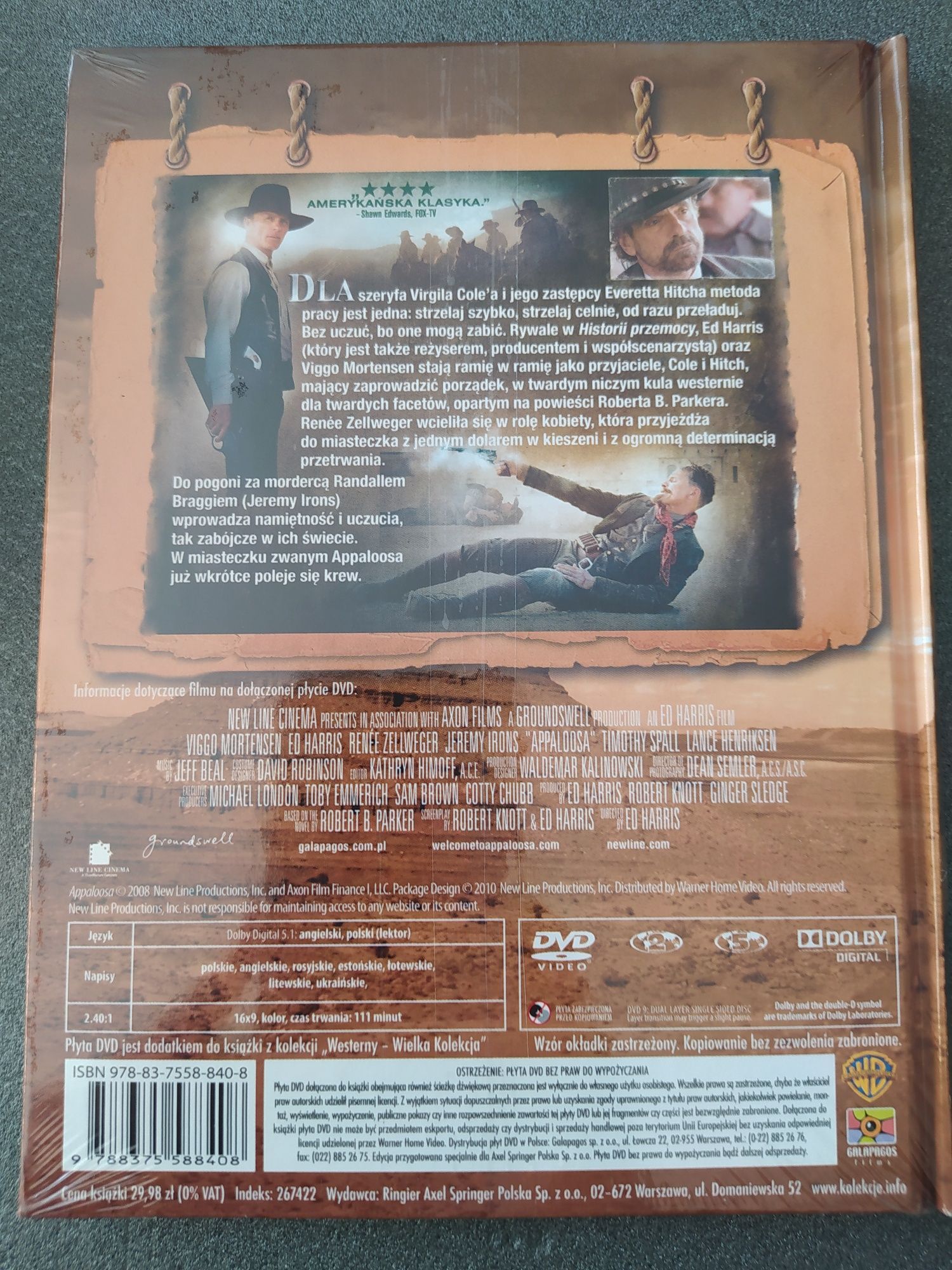 Płyta DVD film western Appaloosa nr.6
