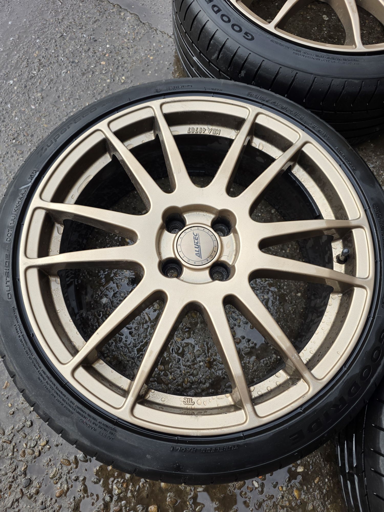 Felgi Alutec Monstr bronze 4x100 18" 7.5j lub z  goodride 215/40 r18