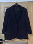 Marynarka damska Massimo Dutti, granatowa, rozmiar 38