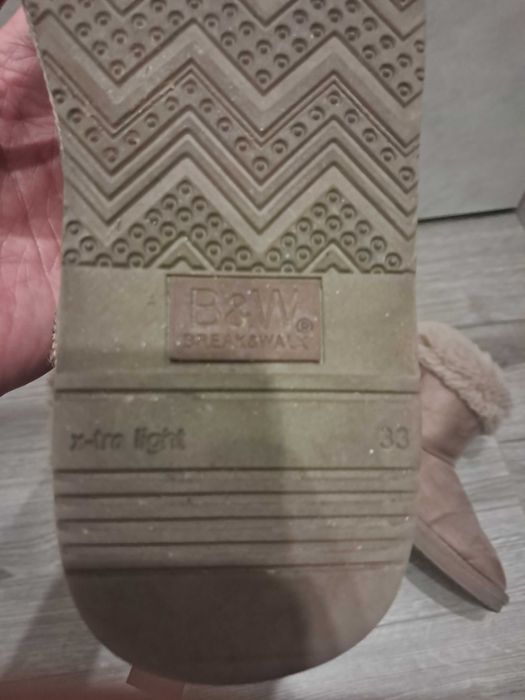 Bota pantufa de menina T33