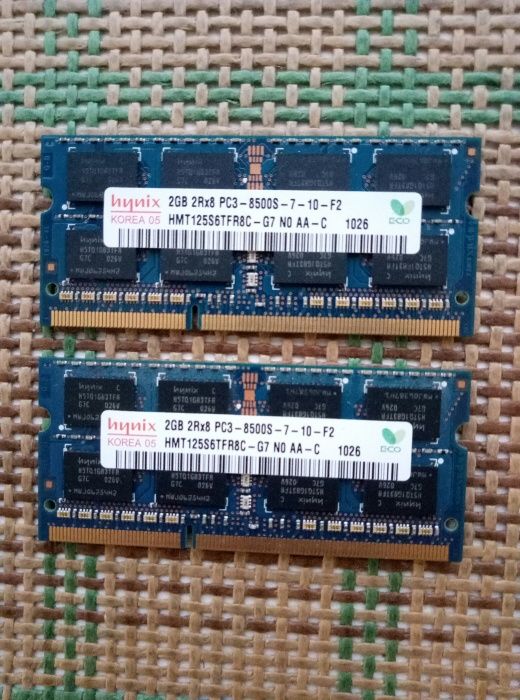 Оперативна память Hynix 2шт.x 2Gb DDR3 1066MHz