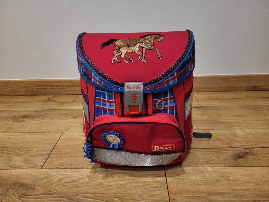 Tornister szkolny jednokomorowy 18L Hama Plecak szkolny Rodzina koni