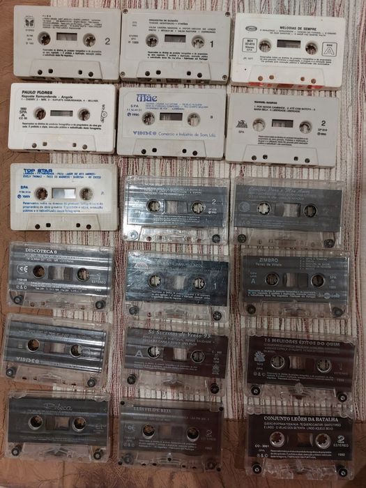 Cassetes musica usadas