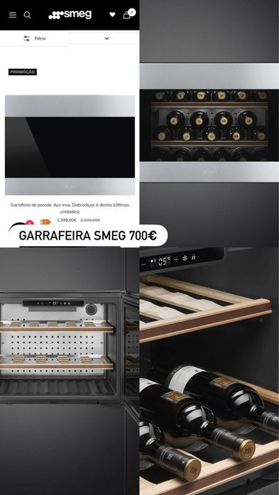 Garrafeira smeg lindissima
