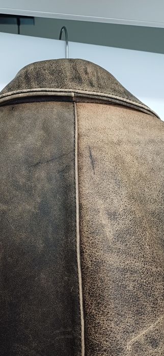 Skórzana kurtka motocyklowa vintage retro kolekcjonerska unikat germot