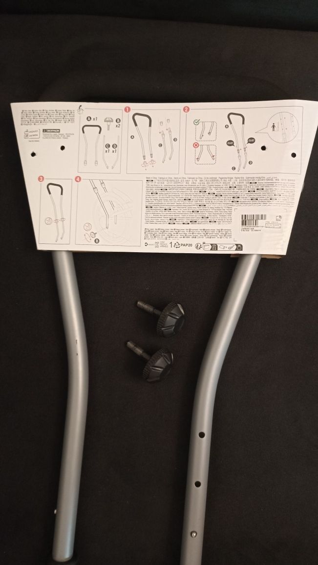 Drążek do nauki równowagi BTWIN do roweru 14 i 16"
