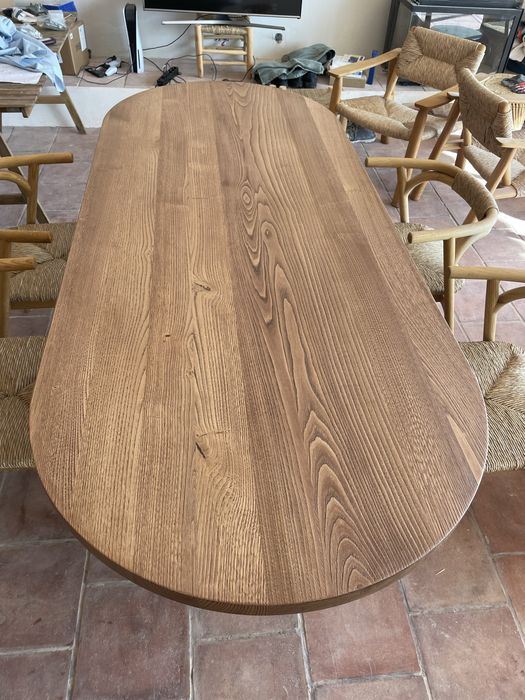 Tampo de cozinha de madeira maciça