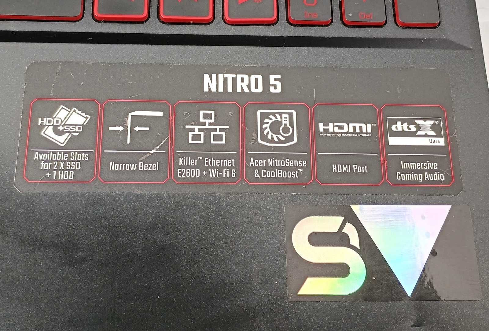 Laptop ACER Nitro 5 - 8GB RAM 256GB WIN10