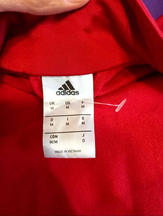 Спортивная кофта Adidas красная Олимпийка Original