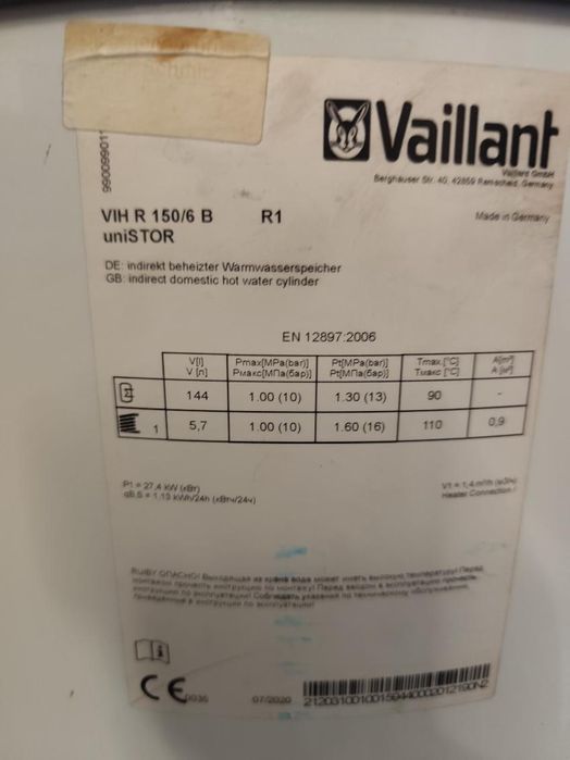 Zasobnik ciepłej wody