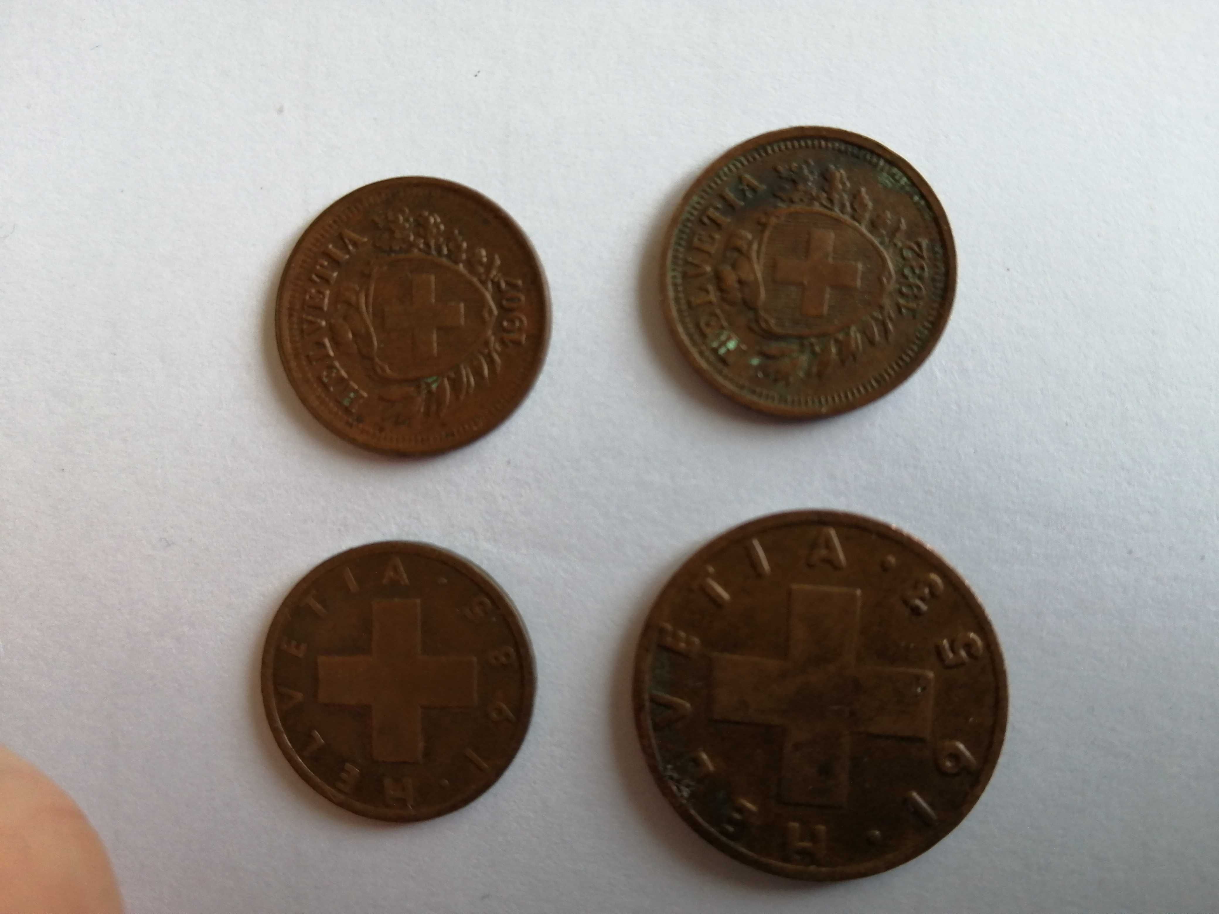 Stare szwajcarskie monety dla kolekcjonera