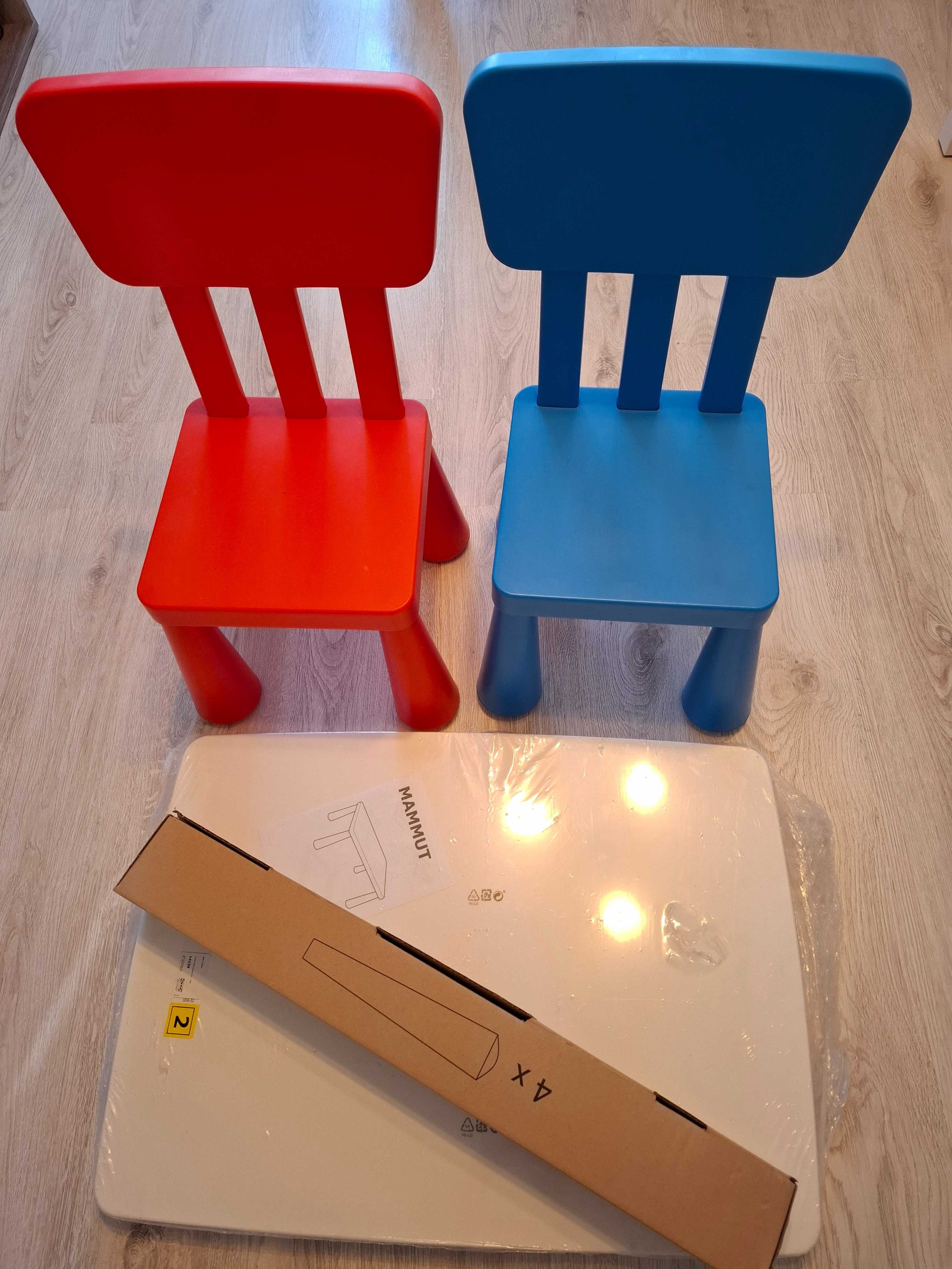 Stolik i 2 krzesełka dla dzieci Ikea
