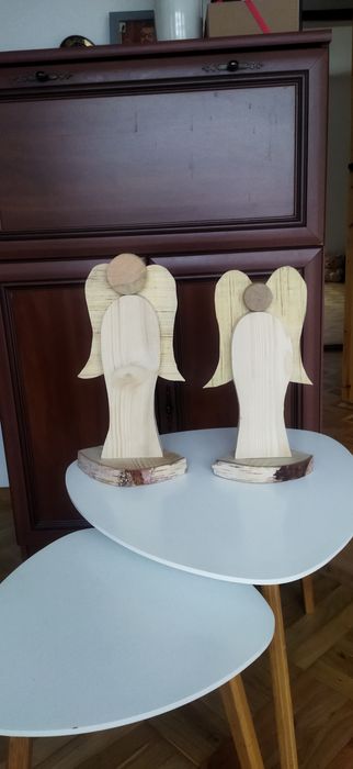 Ozdoby świąteczne z drewna robione ręcznie