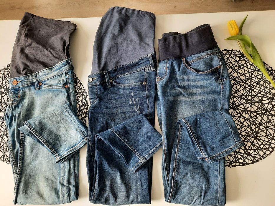 Spodnie Jeansy ciążowe H&M, Sinsay 36