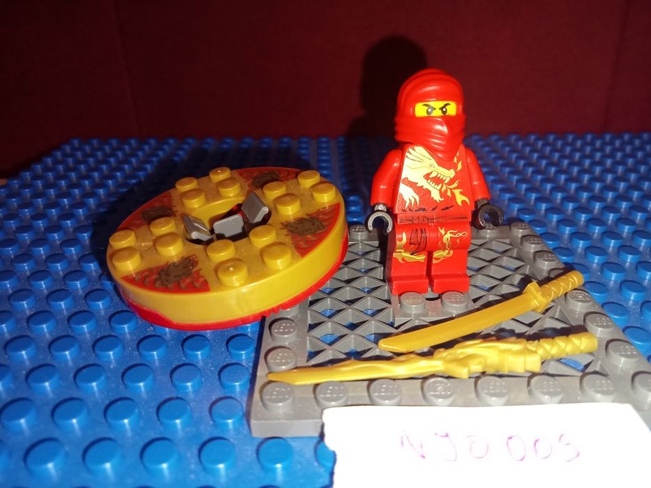 NJO009 Kai DX Lego Ninjago stan BDB + spinner + bronie