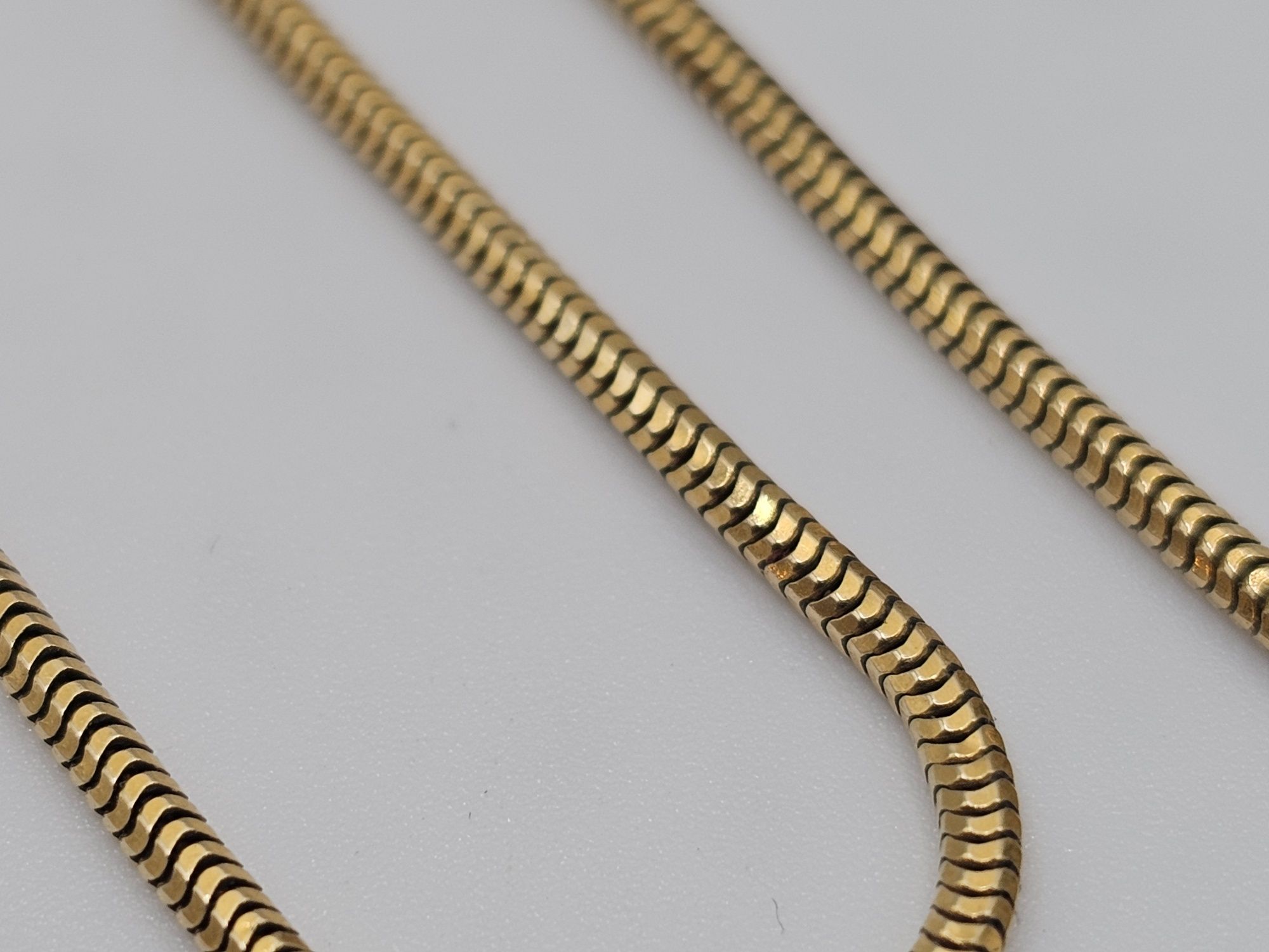 złoty łańcuszek damski żyłka naszyjnik pr 585 waga 5,35 gr lombAArd