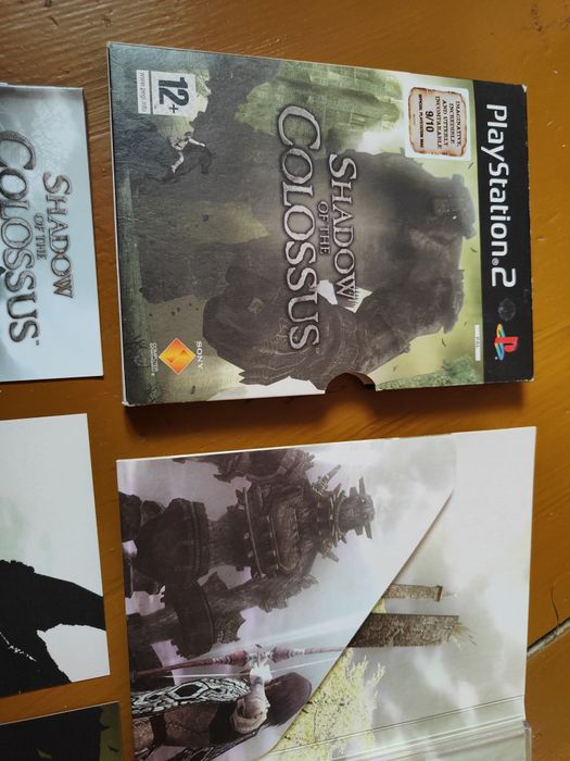 Shadow of the Colossus ps2 gra PlayStation 2 Limitowana edycja kartki