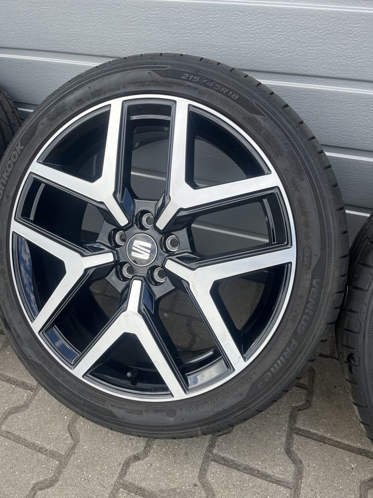 Koła letnie 18” Seat Ibiza FR Arona 5x100 215/45/18 Hankook