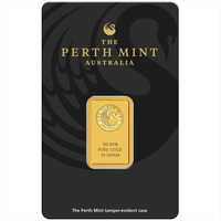 Barra de Ouro Perth Mint de 10 Gramas ( Certificada )