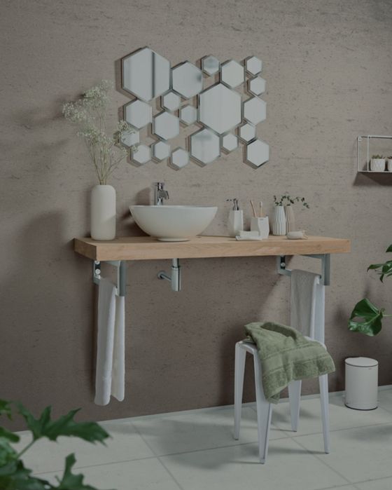 BALIV piękne lustro Heksagon
Nr produktu: 659532

Nr produktu: 65