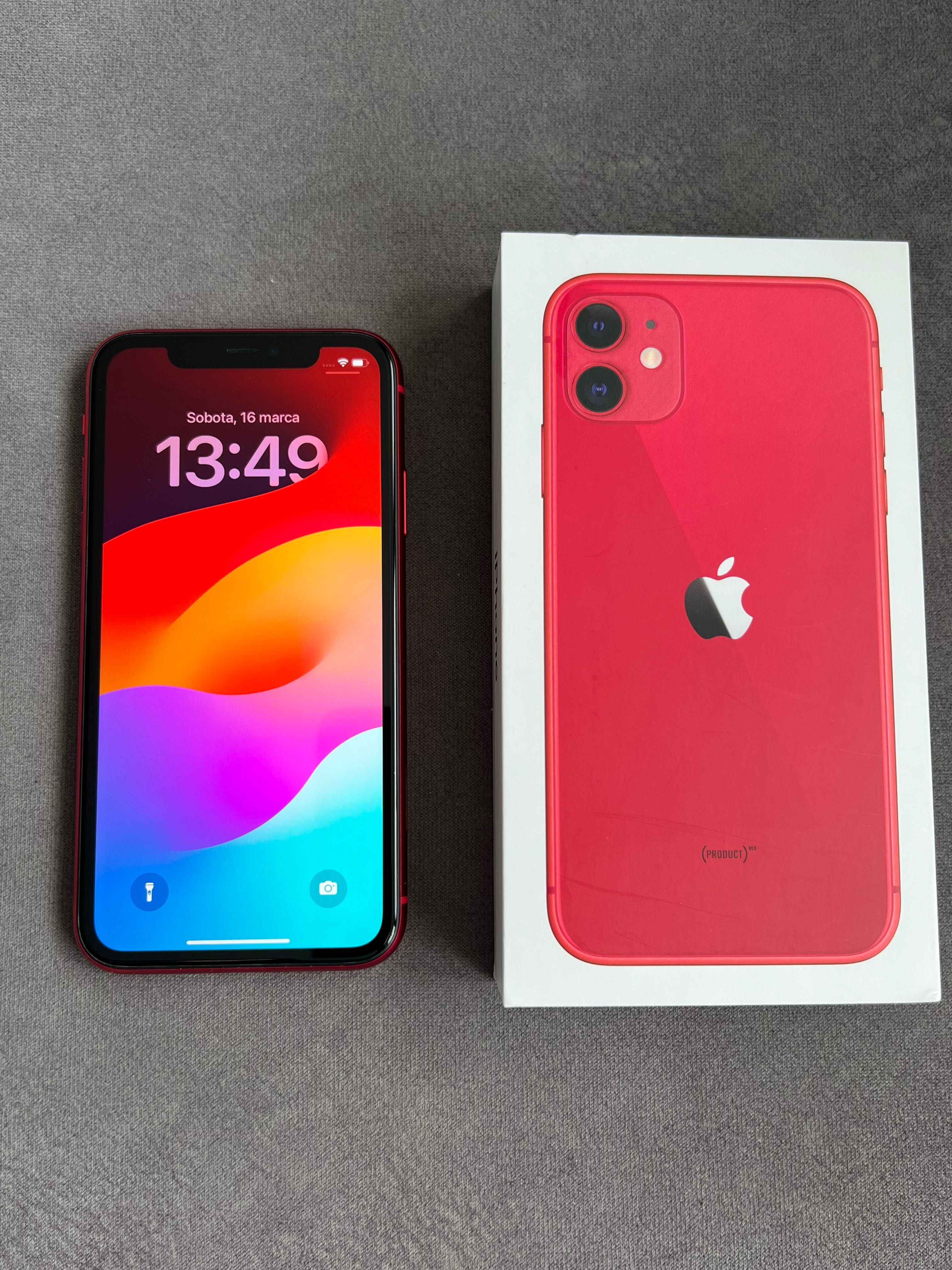 iPhone 11 kolor red 128gb