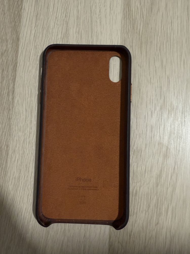 Capa de Couro iPhone Xs Max (Original)