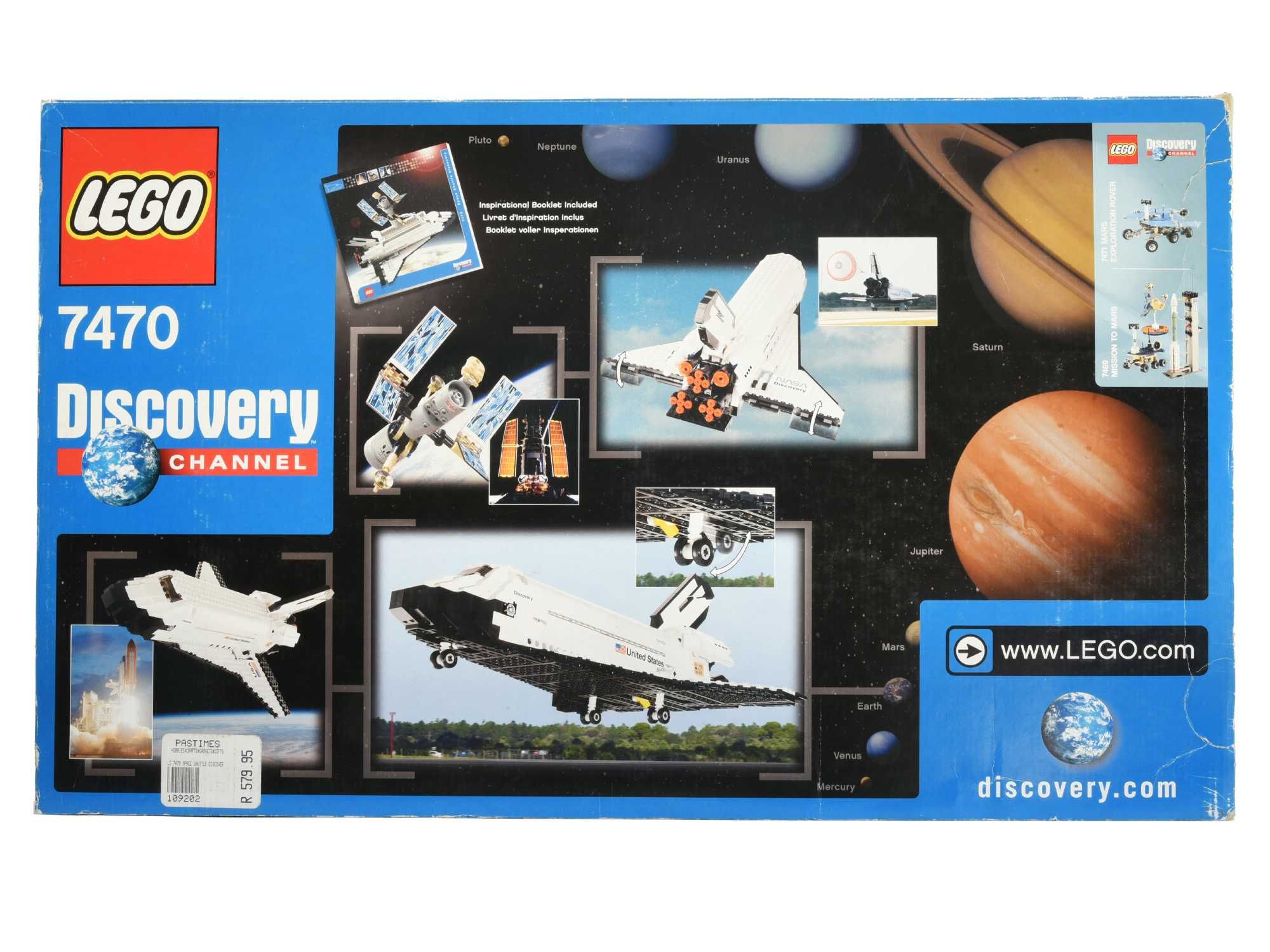 LEGO 7470 Wahadłowiec Discovery i Teleskop Kosmiczny Hubble'a 2003