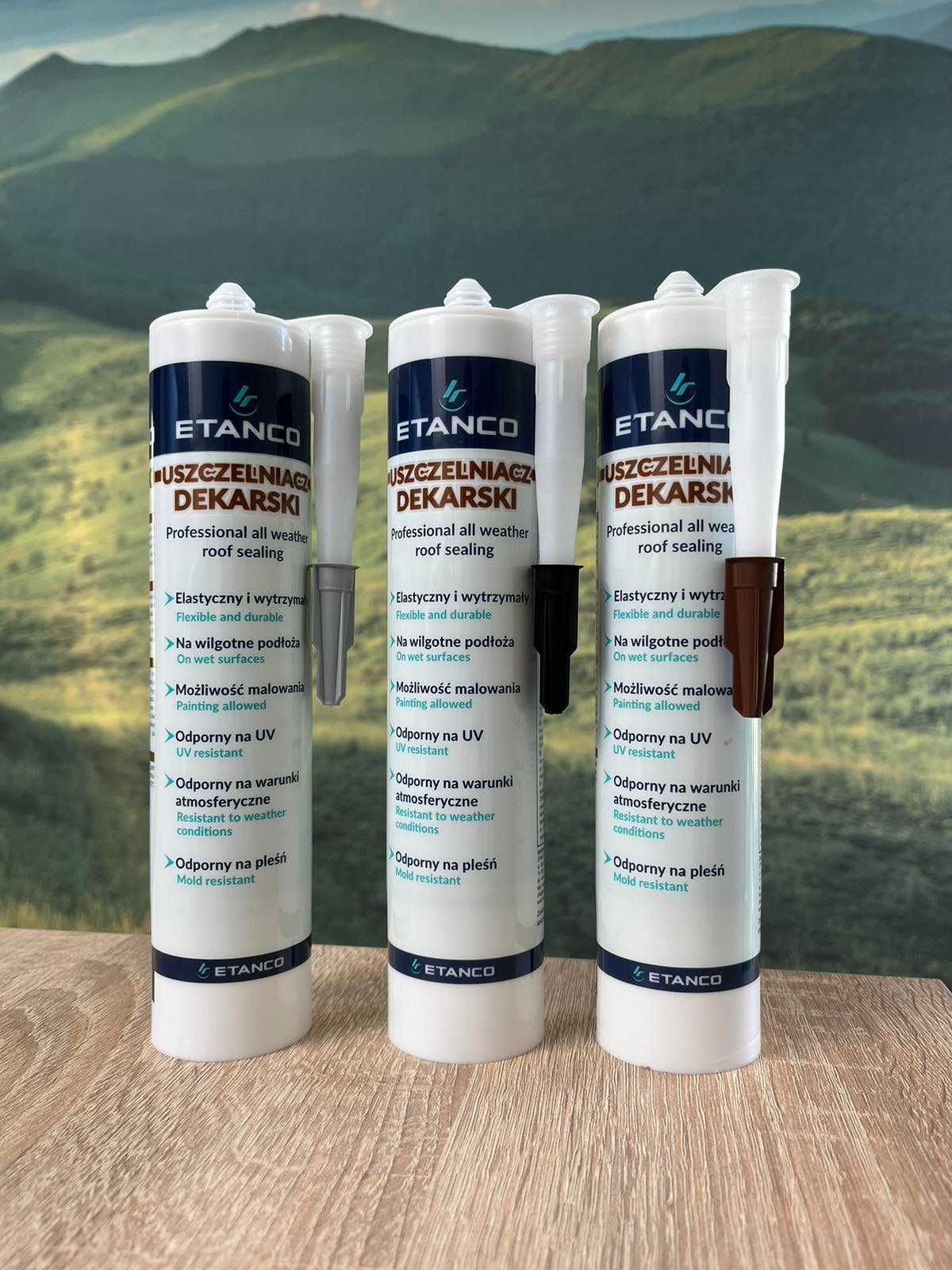 ETANCO - uszczelniacz dekarski 280ml PROMOCJA! Do Dachu, uszczelnia