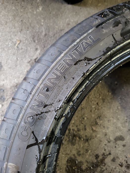 Dwie opony continental sportContact2 215/45 17