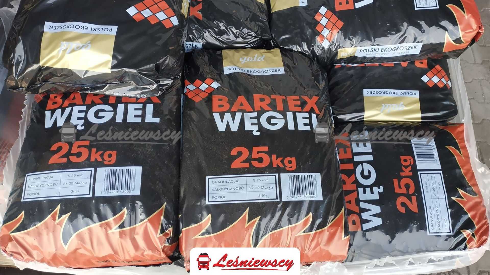 Ekogroszek Bartex GOLD kaloryczny z dostawą HDS skład opału Jarocin