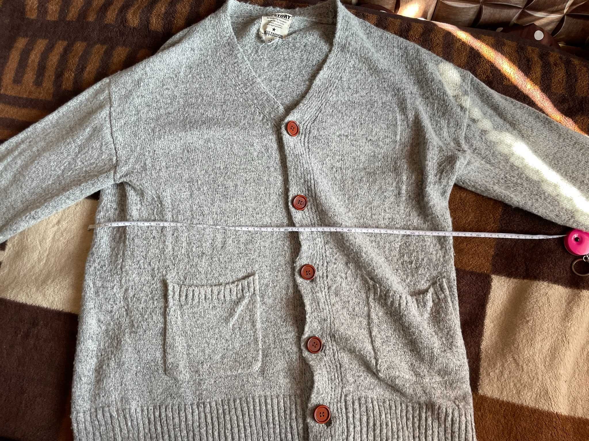 Jasno siwy sweter