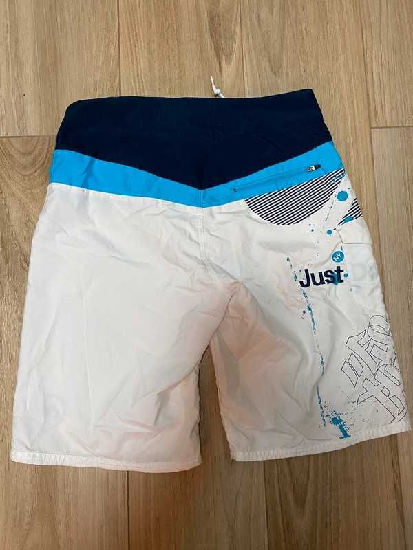 Męskie białe kąpielówki Nike